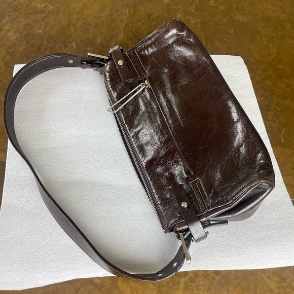 Francesco Biasia Beautiful Brown Leather Handbag - Picture 6 of 8